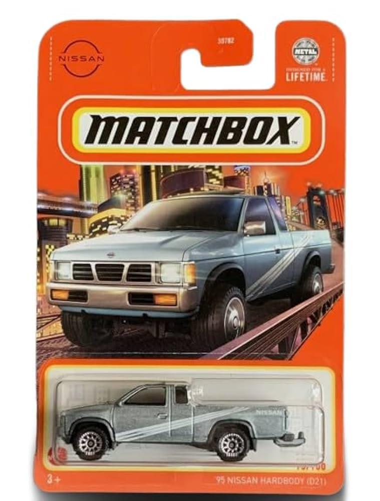 Matchbox Nissan Hardbody D21 Plata – Diecast Camioneta 1:64 | 15/100 coleccionables Alonso