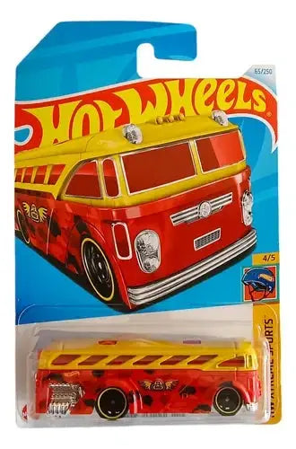 Hot Wheels Surfin’ School Bus Rojo – Autobús Escolar de Colección coleccionables Alonso