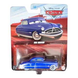 Cars Doc Hudson Azul Escudería Miniatura