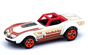 Hot Wheels '69 Corvette Racer small card | HW Celebration Racers HWY01 | Edición Valentine
