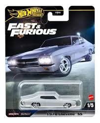 Hot Wheels Premium 1970 Chevy SS Fast & Furious Plata
