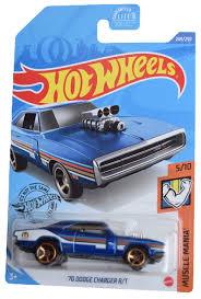 Hot Wheels ’70 Dodge Charger R/T Azul – Muscle Car de Colección