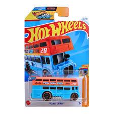 Hot Wheels Trouble Decker Azul – Fast Transit 2024 | Doble piso edición #126