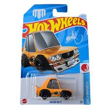 Hot Wheels Mazda RX-3 Tooned Naranja | JDM Estilo Caricatura 1:64 coleccionables Alonso