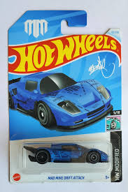 Hot Wheels Modified Mad Mike Drift Attack Azul