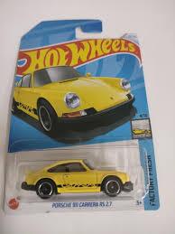 Hot Wheels Porsche 911 Carrera RS 2.7 Amarillo | Ícono Clásico 1:64 coleccionables Alonso
