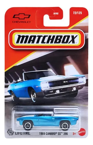 Matchbox 1969 Camaro SS Azul
