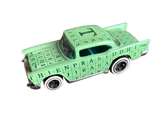 Hot Wheels ’57 Chevy Verde o Negro – Clásico de Colección