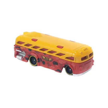 Hot Wheels Surfin’ School Bus Rojo – Autobús Escolar de Colección