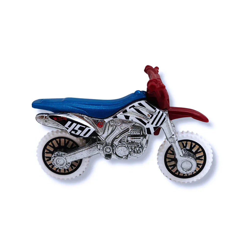 Hot Wheels HW450F 2024 – Motocicleta de Cross | Serie Mainline Case N