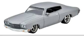 Hot Wheels Premium 1970 Chevy SS Fast & Furious Plata
