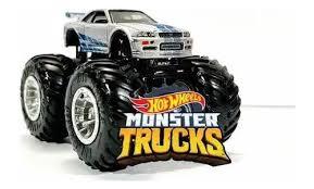 Hot Wheels Monster Trucks Nissan Skyline Fast & Furious Plateado | Edición Especial 2023