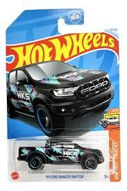 Hot Wheels 2024 #043/250 – '19 Ford Ranger Raptor Negro | Pickup Off-Road NEW LOOSE