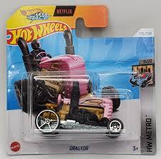 Hot Wheels Tractor Dragtor Rosa con Detalles Dorados – Serie HW Metro