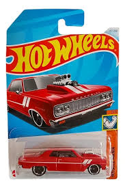 Hot Wheels ’64 Chevy Chevelle SS Rojo y Amarillo | Serie Muscle Mania 1:64