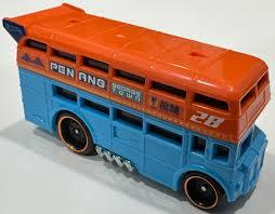 Hot Wheels Trouble Decker Azul – Fast Transit 2024 | Doble piso edición #126