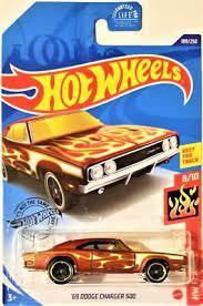 Hot Wheels '69 Dodge Charger 500 – HW Flames 2024 | Muscle Car Clásico