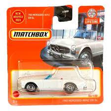 Matchbox HVN39 1963 Mercedes-Benz 230 SL Blanco – Escala 1:64