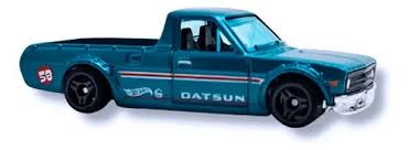 Hot Wheels 1975 Datsun Sunny Truck (B120) | Pickup Japonesa Clásica
