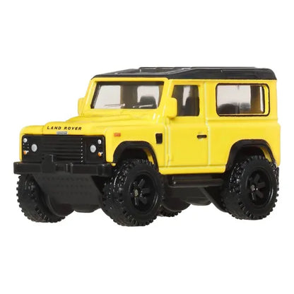 Hot Wheels Premium Land Rover Defender 90 Amarillo