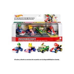 Hot Wheels Mario Kart 4 Pack