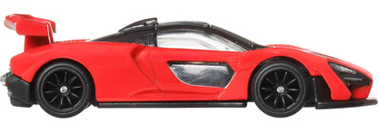 Hot Wheels Premium McLaren Senna Fast & Furious Rojo